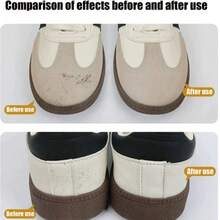 1pc Portable Suede Shoe Cleaner, No Water Needed, Easy To Carry, Suitable For Cleaning Velvet, Leather, Sneakers And White Shoes, Dry Cleaning Stain Remover, Travel-Friendly Shoe Care Eraser, Non-Abrasive Material, Great For Sneakers, Shoe, Room,Beach, Travel, For Men, For Women, Vacation, Cute Stuff - 1pc - 查看 4