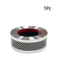 1pc Carbon Fiber Style Car Door Sill Protector Film, Anti-Scratch Car Decor Accessory - A - View 14