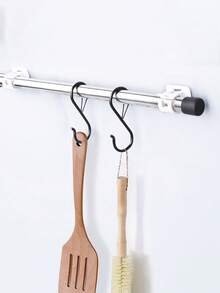 Bộ 4 móc treo hình chữ S chịu lực cao 3,5 inch có khóa an toàn, dùng để treo nồi, chảo, quần áo và túi xách - Móc kim loại gắn tường, thích hợp cho nhà bếp, phòng tắm, sân vườn, móc treo tiện dụng. - Nhiều màu - Xem 6