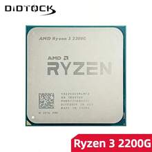 AMD Ryzen 3 2200G (PRO 2200G) R3 2200G 3.5GHz 四核四线程 CPU 处理器，14nm 工艺，L3 缓存 4M，AM4 插槽，无风扇，无原包装盒 - 查看 1