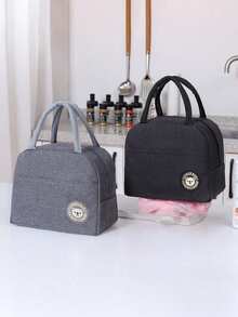 1 sac isotherme portable, convient pour le petit-déjeuner, le déjeuner, la boîte à lunch pour le travail, sac isotherme étanche et anti-fuite, grand sac alimentaire portable, sac isotherme étudiant, sac de pique-nique portable, convient pour le bureau, l'école, le pique-nique, l'extérieur, les voyages, le camping. - Multicolore - Voir 8