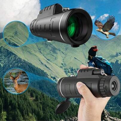 超高清单筒望远镜，是观鸟、徒步旅行、露营、运动和旅行的理想之选
