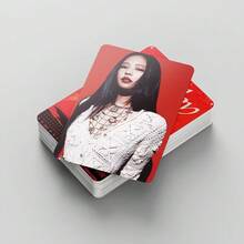 55張 JENNIE RUBY Lomo卡，K-POP Lomo卡與明信片，55件周邊支持卡與貼紙，HD雙面粉絲卡，粉絲周邊收藏品，生日與節日禮物首選 - 彩色 - 查看 4