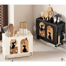 Knife Block, Knife Holder & Roll Bag - ブラック - View 5