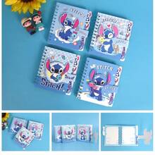 4pcs Stitch Themed Notebook Set - Mini Spiral Bound Blank Memo Pads, Office & Daily Use Notebooks & Stationery, Suitable For Rewards & Gifts - SDZ Classification Book - View 4