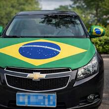 Universal Brazilian Flag Kit For Car Hood - Fans Of The Hexa World Cup - 後視鏡+引擎蓋 - 查看 4