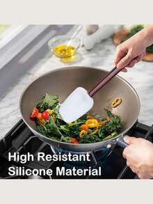 2pcs Heat-Resistant Silicone Baking Spatulas, 1pc Butter Scraper, 1pc Butter Knife, 1pc Salad Mixer, And Kitchen Baking Tools - View 1