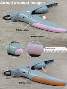 1pc 5X Magnifying Pet Nail Clipper With LED Light - Multicolor - View 11