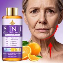 SUMIFANG 五效合一面部及颈部精华液，深层补水，改善肌肤水分，减少干燥，提亮肤色，淡化色斑，修复肌肤屏障，强效抗氧化保护，焕发光彩并舒缓修护，100毫升 - Collagen - 查看 10