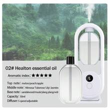 Home Premium Aroma Diffuser, Wall-Mounted USB Automatic Fragrance Diffuser, Hotel Bedroom Quiet Aroma Diffuser, Toilet Deodorizer Aroma Diffuser, Electric Air Purifier, Rechargeable, With Color Atmosphere Light - White - View 29