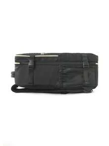 Mochila de viaje para hombres y mujeres Uso empresarial/desplazamiento/vacaciones/viajes/universidad Multicapa para portátil/cuaderno Doble hombro Multiusos - Negro - Ver 8