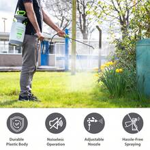 Crystals 5 L Garden Hand Pump Pressure Sprayer With Adjustable Nozzle – Portable & Plant Spray Bottle - Sprayer - View 3