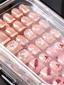 Cajas de almacenamiento de alta calidad para arte de uñas, cajas de almacenamiento de pegatinas para uñas, cajas de empaque de uñas con botón, cajas de almacenamiento de accesorios de arte de uñas, cajas de almacenamiento de joyas, cajas de almacenamiento de cosméticos, cajas de almacenamiento de herramientas para uñas, cajas de almacenamiento de cuentas DIY, cajas de almacenamiento de plástico, cajas de almacenamiento de escritorio de plástico transparente, cajas de almacenamiento doméstico pequeñas y rectangulares - Multicolor - Ver 8