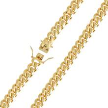 10K Yellow Gold Cuban Link Hollow Chain Necklace 24'' X 8.5mm, 50.4g - Multicolor - View 3