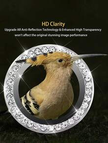 Galaxy S26U/S26/S26 Plus Camera Lens Protector, Shiny Diamond Metal Tempered Glass Camera Lens Cover [Strong Adhesion][No Impact On Night Photography], 9H Scratch-Resistant - Silver - View 7