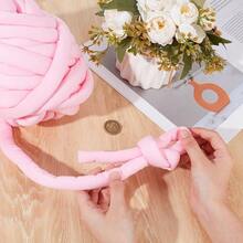 EDCUEBE7 1/2pcs 100g Filled Core Yarn, Multiple Colors, Crochet Knitting Yarn, Suitable For Knitting Projects, Suitable For Beginners - Core-filled Yarn - View 3