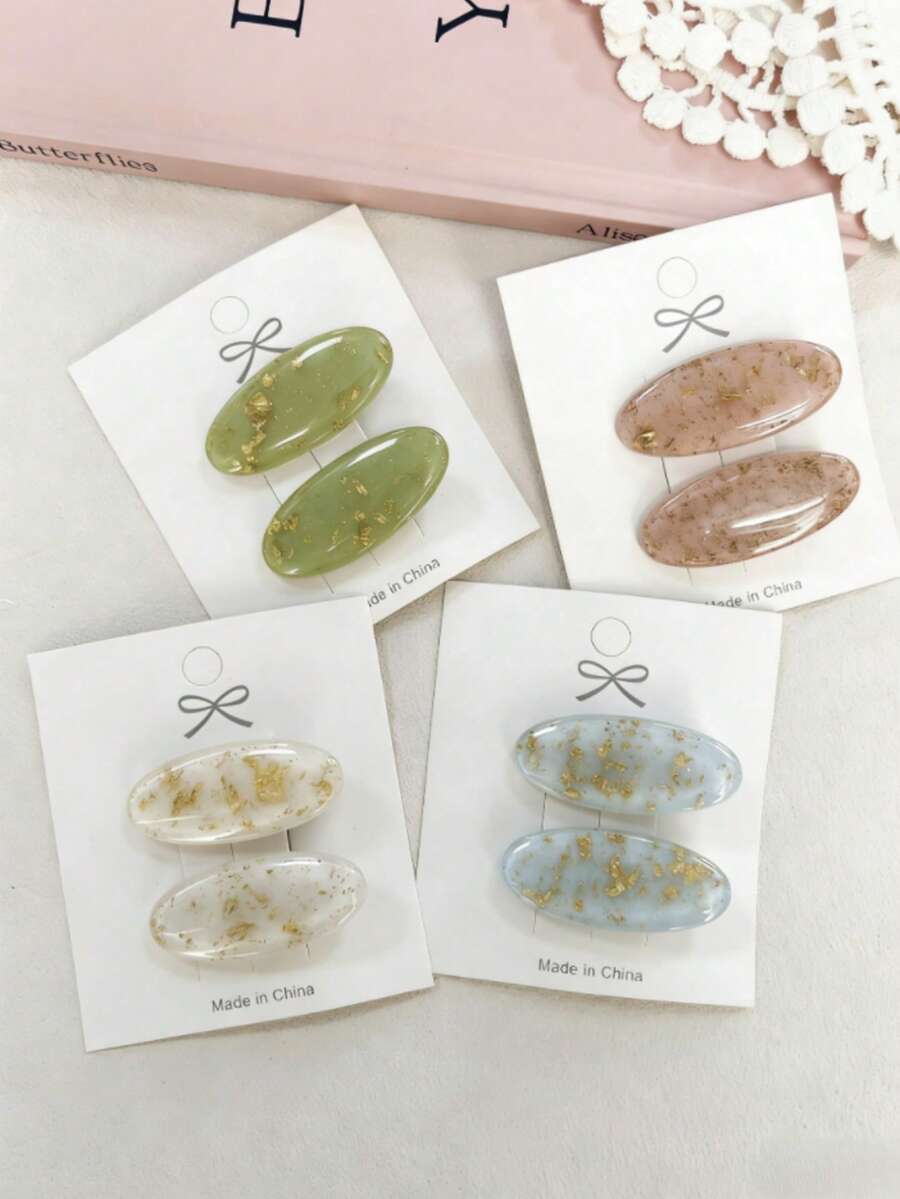 8件套可爱甜美风格女士发饰,饰有精致蕾丝边。款式包括印花刘海夹、椭圆形发夹、花朵发夹等。这些发饰适合日常佩戴,轻松为您的发型增添趣味和魅力,可用于固定刘海或其他部位的头发,助您打造完美造型。发夹、旅行、生日礼物皆宜。 - 彩色 - 查看 1