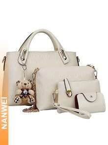 Women Bag Sets - Beige - View 1