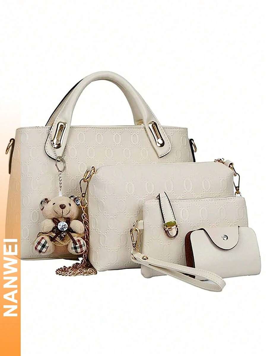 Women Bag Sets - Beige - View 1