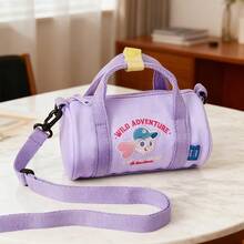 Miniso Disney Zootopia Nick/Judy Large Cylinder Bag With Pouch, Wear-Resistant Fabric,Travel Essential,Best Gift(1 PC) - Multicolor - View 7