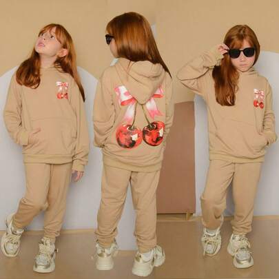Conjunto Feminino Infantil Lançamento Blusa e Calça Veste Do 2 Ao 12 Anos Roupa De Menina Inverno