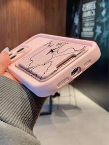 Ốp đựng thẻ hình trái tim thời trang và tinh tế, màu hồng, phù hợp cho nữ, bảo vệ điện thoại và có kiểu in độc đáo, tương thích với dòng 17, 11/12/13/13 Pro Max/14 Plus/14 Pro Max/15 Plus/16 Plus/16 Pro Max/15 Pro Max, XR, XS Max, Galaxy S25 Plus, dòng A, dòng Galaxy. - Hồng 6 - Xem 5