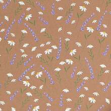 天然雏菊薰衣草礼品包装纸卷 | 43厘米 x 3米（17英寸 x 118英寸），适用于多种场合的礼品包装——生日、情人节、婚礼派对及批量包装 - A - 查看 7