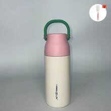 16.91盎司 316不锈钢保温杯，橡胶手柄和防滑底座，车载杯，带茶漏，大容量运动水壶 - 彩色 - 查看 11