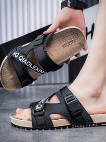 Sandalias para hombre para el verano 2026, Nuevos zapatos deportivos modernos para conducir, Calzado casual, Zapatos únicos para hombre en tallas grandes, Zapatos de playa - Negro - Ver 5