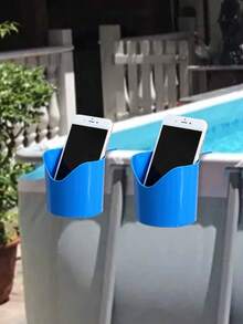 1/2pcs Swimming Pool Storage Rack, Pool Drink/Beer Cup Holder, Soap Dispenser, Gardening Tools And Pool Accessories, Pool Float, Pool Supplies, Pool Management Holiday Essentials, Swimming Gear, Swimming Necessities (Recommend Purchasing Multiple Items For Better User Experience.) - Multicolor - View 8