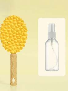 1pc Pet Pineapple Massage Brush, Cat Deshedding Brush, Cat Hair Removal Brush, Multi-Function Grooming Tool - Multicolor - View 12