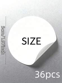 1/12/24/36/48/60pcs Customizable Round Stickers 5cm&3cm Photo Custom Round Stickers, Modern Custom, Custom Text Stickers Small Candy Packaging Stickers Suitable For Holiday Gift Packaging Stickers, Holiday Decoration, Holiday Envelope Stickers - Round Stickers - View 10