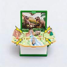 3D Pop-Up Book Dinosaur, Castle, Astronaut Keychain, Creative Stress Relief Small Pendant, 2026 New, Gift For Friends, Holiday Gift, Birthday Gift, Collection Gift, Presents - Multicolor - View 12