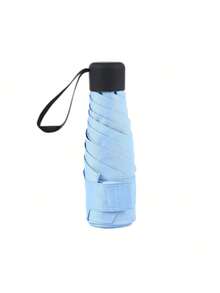 5-Fold Portable Mini Folding Umbrella, Windproof, Rainproof, UV Protection, Compact Parasol Suitable For School, Office, Home, Travel - Multicolor - View 13