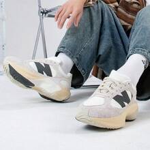 New Balance Men's And Women's New WRPD Eggshell Shoes, Thick-Soled Retro Dad Shoes, Sporty Casual Shoes UWRPDMOB - White - View 2