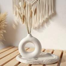 2pcs/Set DIY Resin Mold, Round Vase & Oval Tray Mold Set, Suitable For Making Epoxy Resin, Plaster, Candle, Incense, Home Decor, Wedding Decoration - Round Vase + Oval Tray - View 7