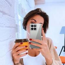 A Four-Corner Shock-Proof Transparent Air Cushion Phone Case,Mobile Phone Case, Providing 360° All-Round Protection, Scratch-Resistant,Anti-Yellowing,Lens Protection,Suitable For All Hua Wei/Honor/One Plus/ Series Phones. - Clear - View 7