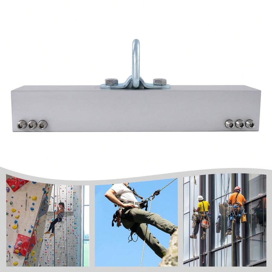 Standing Seam Metal Roof Anchor 5000 LBS Break Strength Aluminum Alloy Fall Protection Roofing Safety Clamp Silver - Silver - View 1
