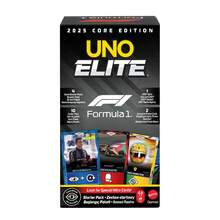 Mattel 美泰UNO F1卡牌游戏，适合儿童、家庭、旅行和户外露营，卡牌印有F1赛车世界图案。 - 彩色 - 查看 14