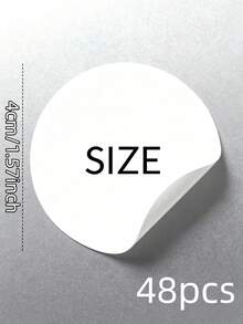 1/12/24/36/48/60pcs Customizable Round Stickers 5cm&3cm Photo Custom Round Stickers, Modern Custom, Custom Text Stickers Small Candy Packaging Stickers Suitable For Holiday Gift Packaging Stickers, Holiday Decoration, Holiday Envelope Stickers - Round Stickers - View 15