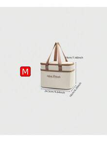 1pc Long-Lasting Thermal Insulation Lunch Box, Keeps Food & Soup Hot/Cold For Long Time, Suitable For Office Workers And Students, Aluminum Foil Insulation, Waterproof And Oil-Proof, Lightweight And Portable With Stylish Design - Multicolor - View 11
