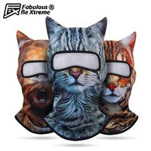 Fabulous Be Xtreme BL-DW25(13-16) Khẩu trang và khăn quàng cổ họa tiết động vật thời trang dành cho xe đạp - Nhiều màu - Xem 1