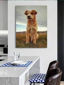 Personalized Pet Photo Canvas Print - Customized Dog And Memorial Artwork, Upload Your Own Photo, Pet Portrait Gift Home Decor, Durable Wrap-Around Frame, Suitable For Pet Lovers (Dogs And Cats), 2D Flat, Christmas Decoration - Multicolor - View 8