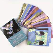 Thông điệp từ các Thiên thần của bạn: Điều các Thiên thần muốn bạn biết. Bộ bài 44 lá kèm sách hướng dẫn PDF. - Màu xanh lam - Xem 6