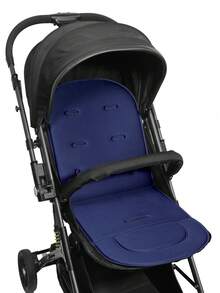 1pc Baby Stroller Seat Cushion, Fits Most Stroller Models, Breathable Fabric Stroller Seat Pad, Ensures Comfort And Support During Travel, Suitable For 0-3 Years Old Infants - Multicolor - View 8