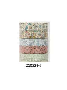 5 Rolls/Box Of Delicate Plant Floral Patterns Washi Tape, Sea Creatures And Planet Print Creative Design Handbook Decoration Tape, Especially Suitable For Decorating Scrapbooks And School Supplies, Surprise Gifts For Friends - Sets - View 17