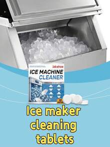 Ice Maker Cleaning Tablets, Gentle Home Use Descaling & Deodorizing Ice Maker Cleaner - 12pcs - View 2