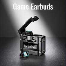 Auriculares inalámbricos TWS Bluetooth con control táctil, cancelación de ruido y sonido estéreo, compatibles con smartphones, batería de 400mAh - Negro - Ver 2