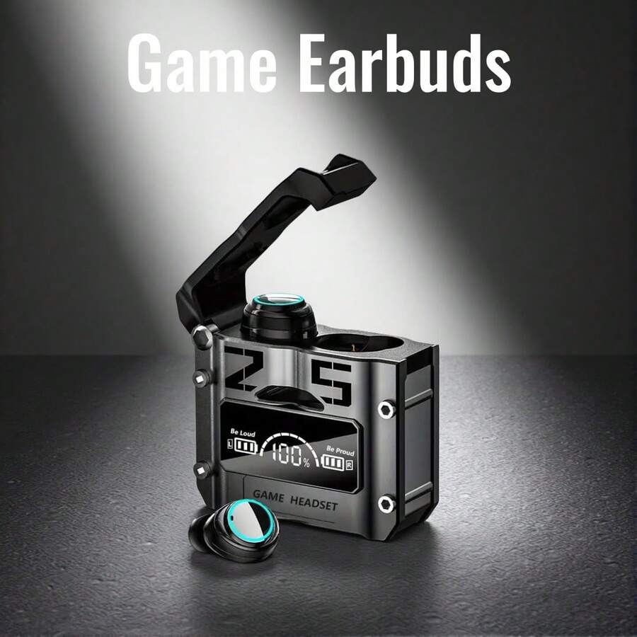 Auriculares inalámbricos TWS Bluetooth con control táctil, cancelación de ruido y sonido estéreo, compatibles con smartphones, batería de 400mAh