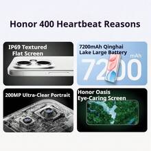 Honor 荣耀400无锁版 | 16GB+512GB海量内存 | 7200mAh青海湖超大电池 | 2亿像素超清人像摄影 | 5G双卡双待智能手机 | 大内存直屏设计 | 高通骁龙高性能5G芯片 | 青海湖电池超长续航 | 2亿像素人像摄影 | 无锁旗舰 - 多色 - 查看 5
